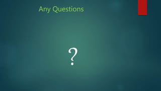 Any Questions
?
 