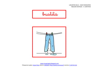 LAGUNTZA GELA – HAUR HEZKUNTZA
                                                                                           NEGUKO HIZTEGIA – 4. UNITATEA




                                  
                                      




                                                                           
                                  www.margarigela.blogspot.com
Piktogramen egilea: Sergio Palao Jatorria: ARASAAC (http://catedu.es/arasaac/) Lizentzia: CC (BY-NC-SA)
 