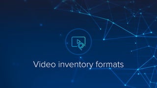 Форматы видеоинвентаря
 