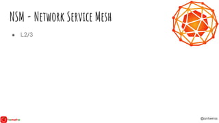 @antweiss
NSM - Network Service Mesh
● L2/3
 