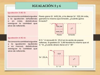 IGUALACIÓN 5 y 6
 