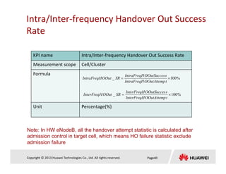 4G key performance indicators for planning and optimization | PDF