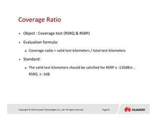 4G key performance indicators for planning and optimization | PDF