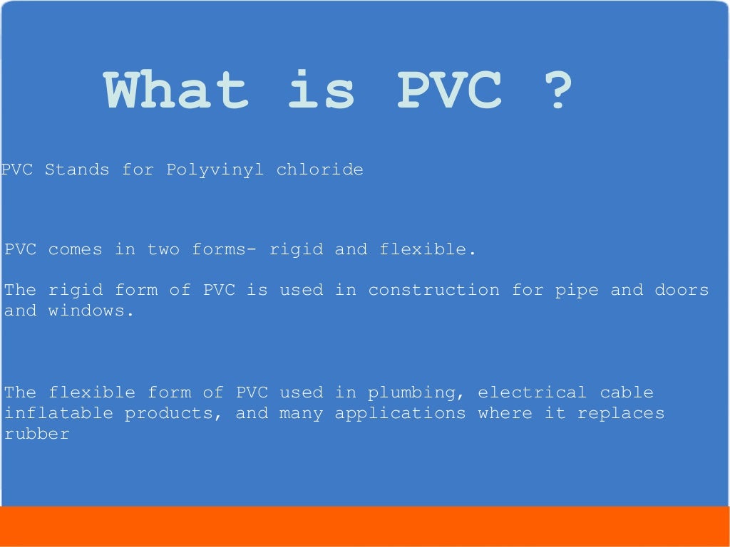 pvc is