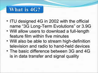 4 G Presentation | PPT