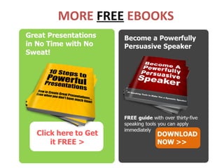 4 great public speaking tips effective presentation skills training | PDF