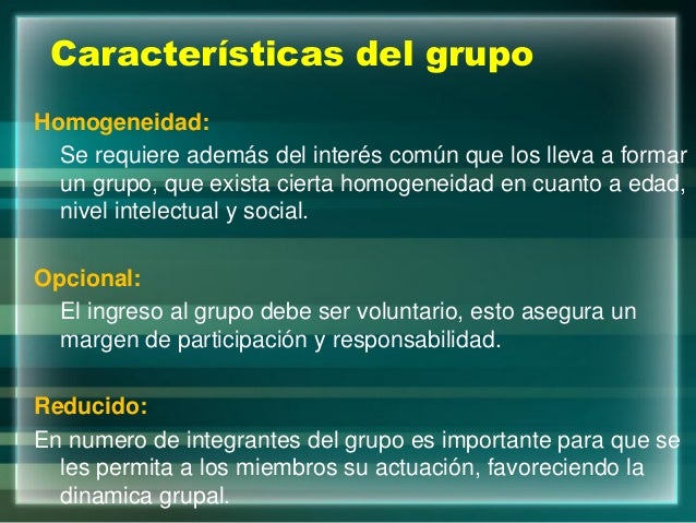 4 grupos sociales
