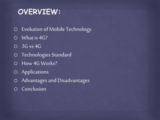 4G Technology | PPT