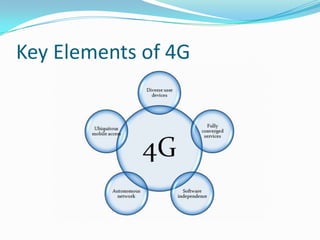 Key Elements of 4G
 