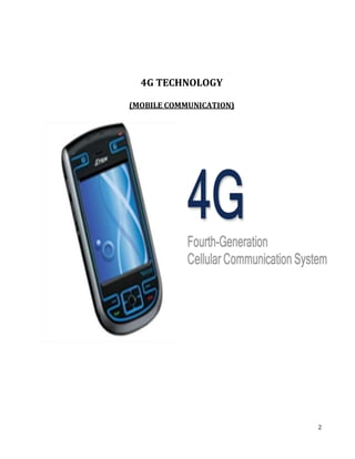 4 g technology pdf file | DOCX