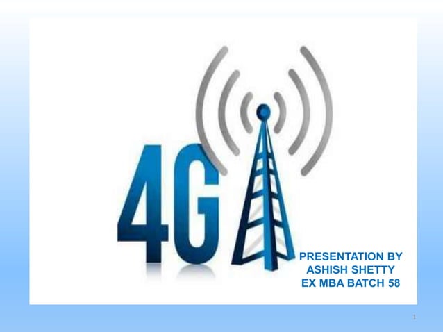4 G Technology Ppt PPT 4-g-technology-ppt-ppt