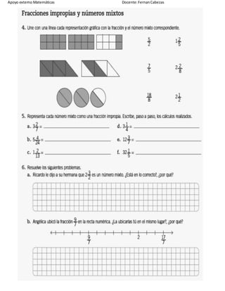 Apoyo externo Matemáticas Docente:FernanCabezas