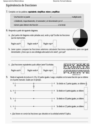 Apoyo externo Matemáticas Docente:FernanCabezas