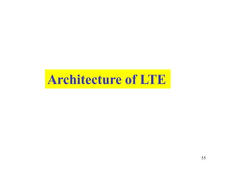 55
Architecture of LTE
 