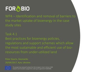 This project has received funding from the European Union's Horizon 2020
research and innovation programme under grant agr...