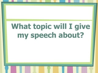 InterpretationsTime LimitJunior: 1.5 to 3 minutesIntermediates: 2 to 4 minutesSeniors: 3 to 5 minutesMemorized oral interpretations or selection of narratives from a given workFrom plays or books – not TV shows