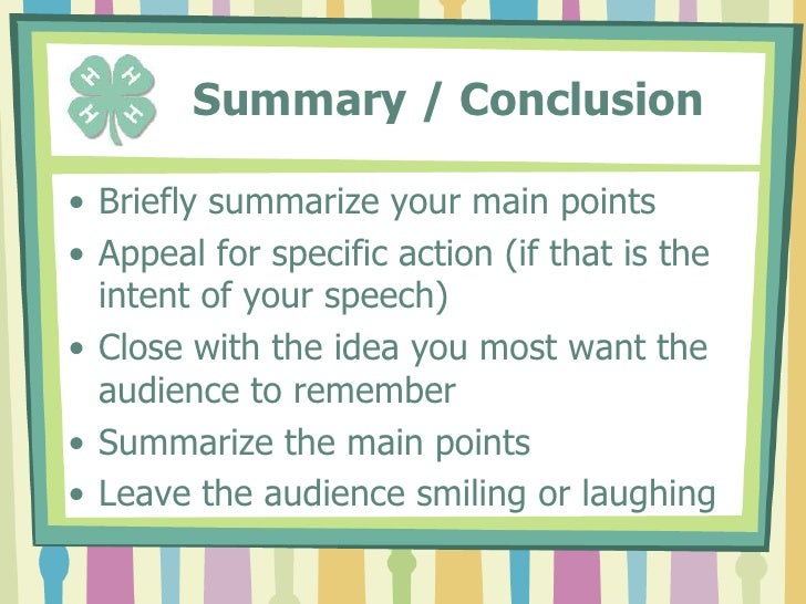 Types of speeches picture