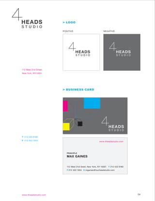 > LOGO


POSITIVE          NEGATIVE




> BUSINESS CARD




                             04
 