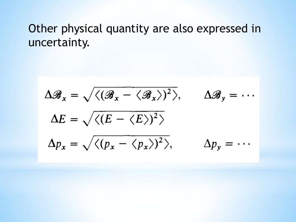 heisenberg uncertainty principle