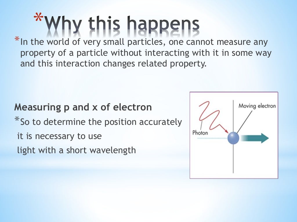 uncertainty principle uncertainty principle