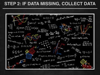 STEP 2: IF DATA MISSING, COLLECT DATA
 
