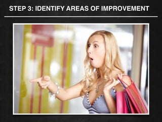 STEP 3: IDENTIFY AREAS OF IMPROVEMENT
 