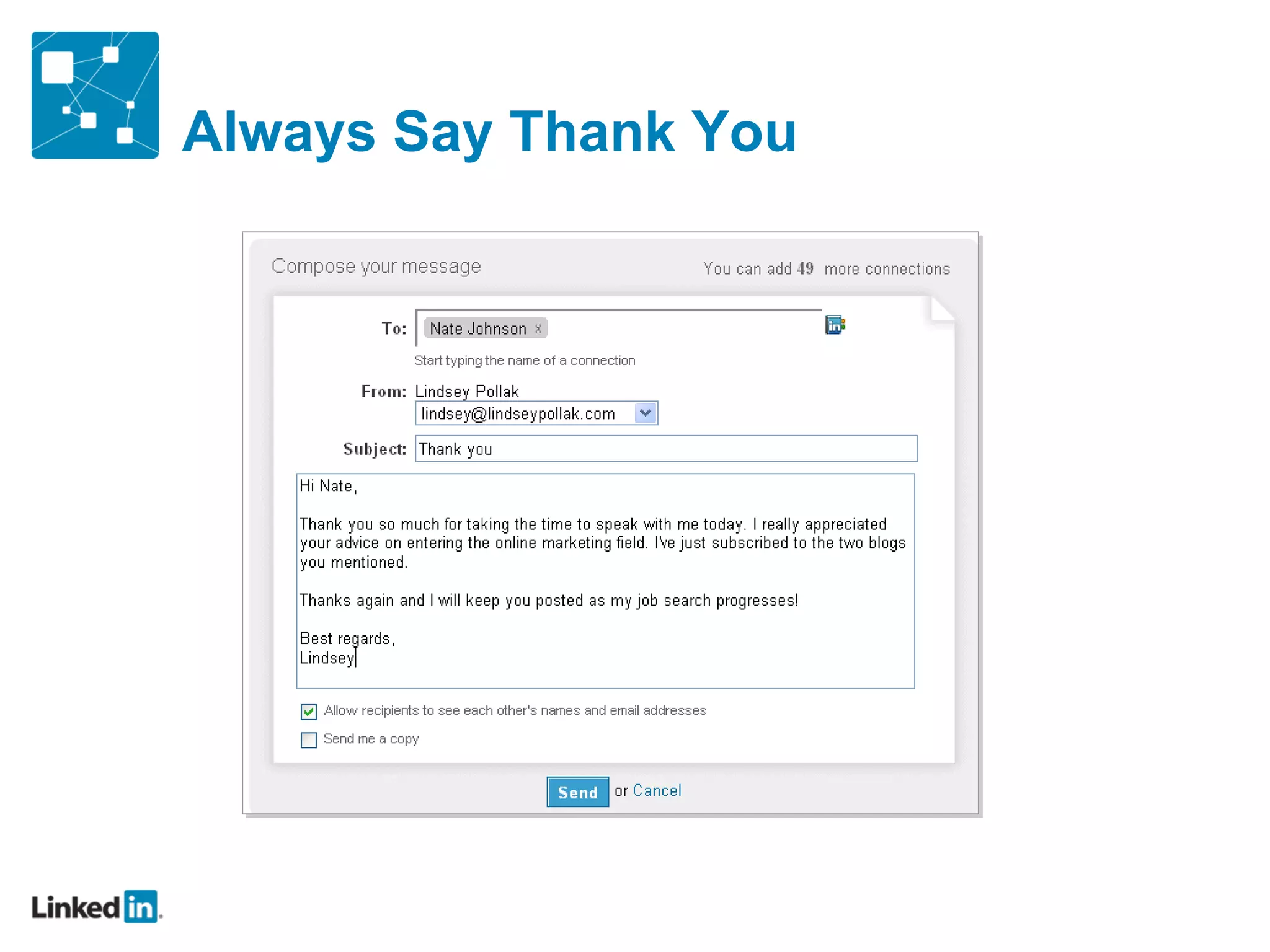 Always Say Thank You 