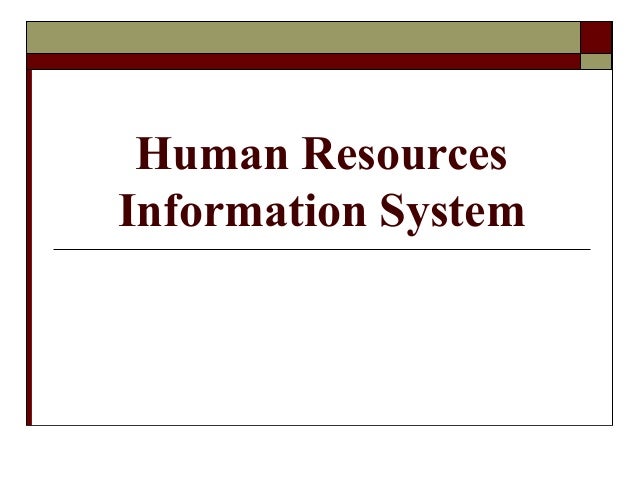 human resources information system