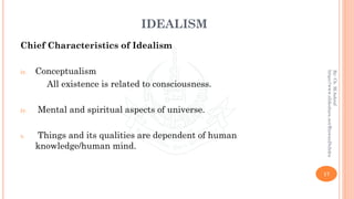 characteristics of idealism
