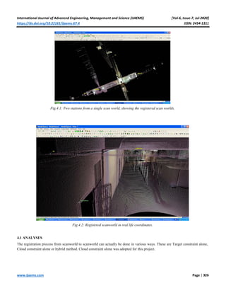 3d Modelling of Structures using terrestrial laser scanning technique | PDF