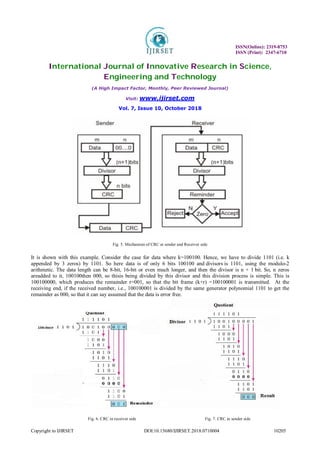 4 implementation of various error detection and correction techniques ...