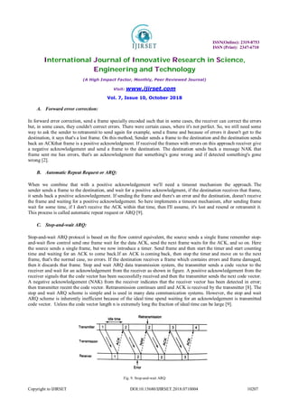 4 implementation of various error detection and correction techniques ...
