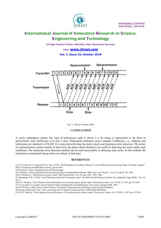 4 implementation of various error detection and correction techniques ...