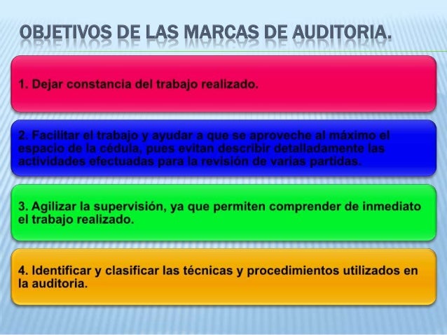 4 indices y marcas de auditoria