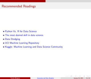 Innovation and data analytics | PDF