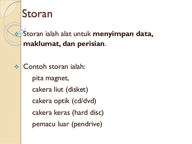 4 input output storan