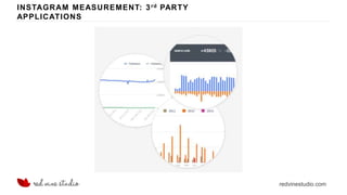 redvinestudio.com
INSTAGRAM MEASUREMENT: 3rd PARTY
APPLICATIONS
 