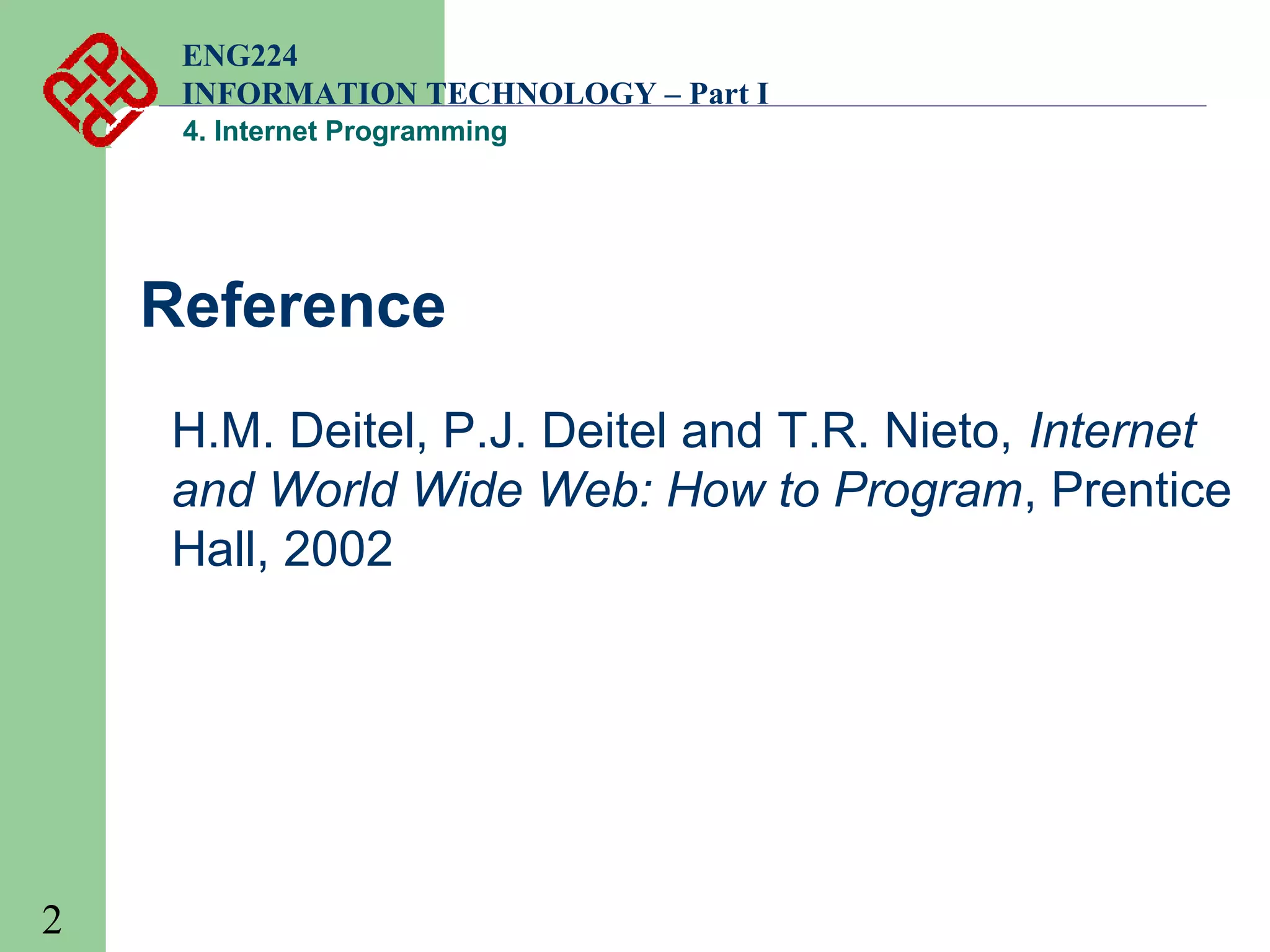 4 internet programming | PPT