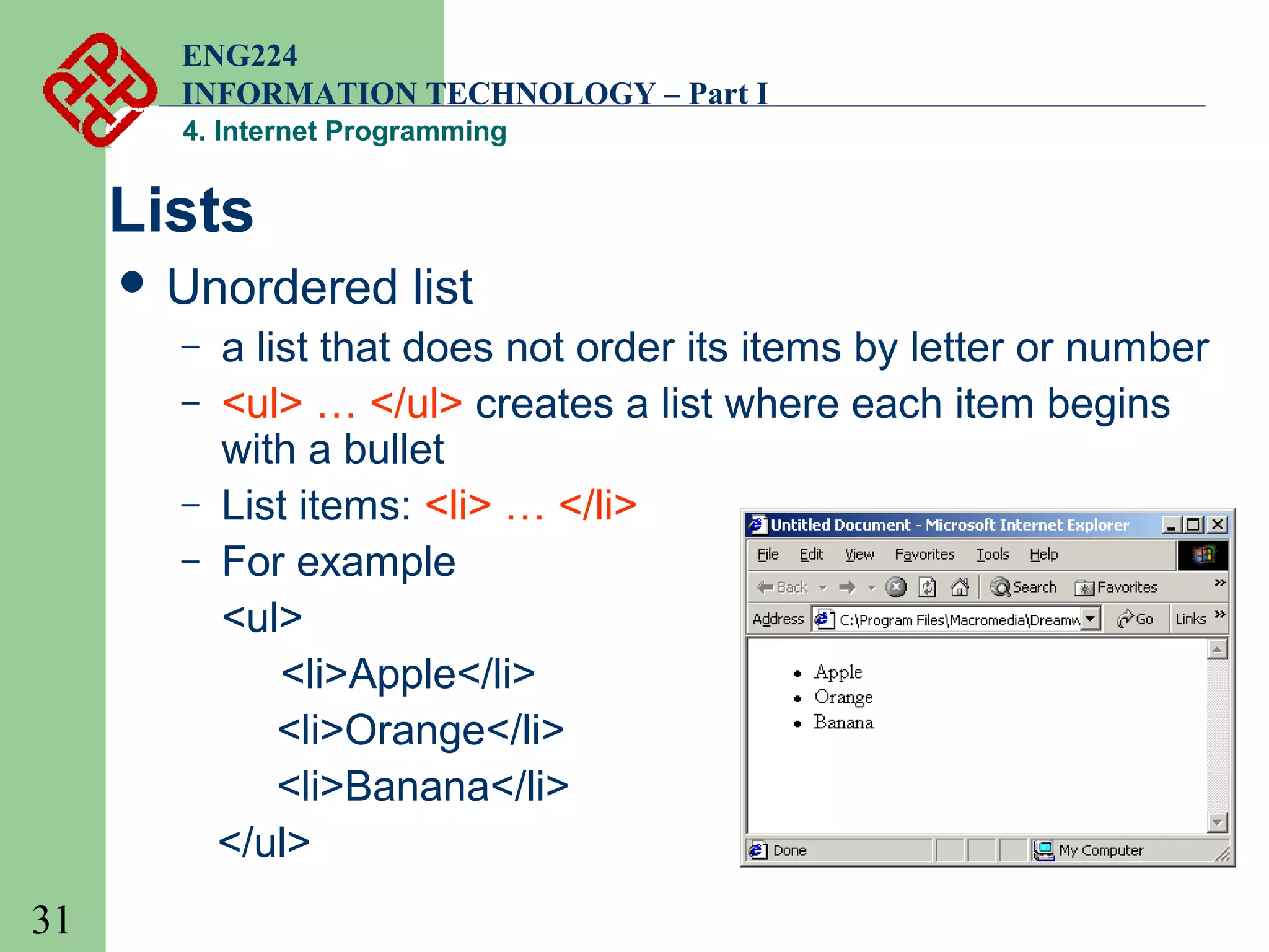 4 internet programming | PPT