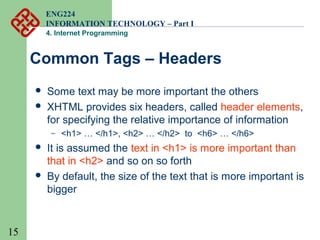 Tags Internet 4 internet programming | PPT