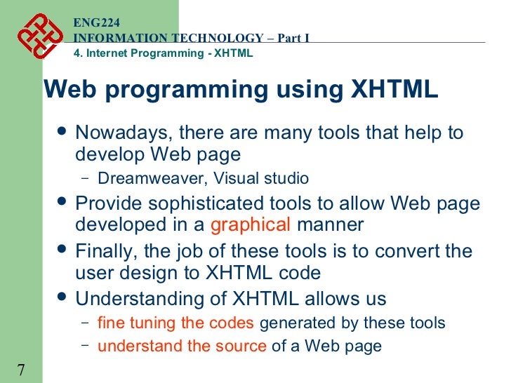 4 internet programming