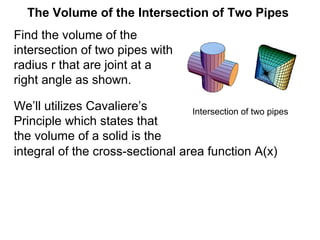 4 intersection of two pipes | PPT