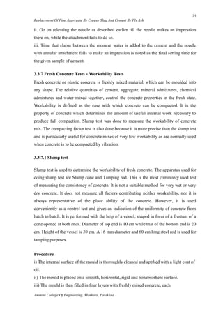 Partial replacement of Fine aggreggate by Copper Slag and Cement by Fly ...