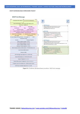 TRAINER: SAGAR | NetworkJourney.com | www.youtube.com/c/NetworkJourney | LinkedIN
CCNP ENTERPRISE 2020 LAB WORKBOOK|| TRAINER: SAGAR || WWW.YOUTUBE.COM/C/NETWORKJOURNEY
DHCP ACKNOWLEDGE WIRESHARK PACKET
 