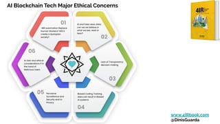 4IR AI - Blockchain Major Ethical Concerns - Now
Will automation
Replace Human Workers? Will it
create a dystopian society...