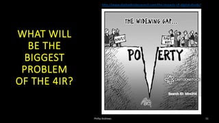 WHAT WILL
BE THE
BIGGEST
PROBLEM
OF THE 4IR?
Phillip Andrews 51
http://www.digitaldividecouncil.com/the-impacts-of-digital-divide/
 