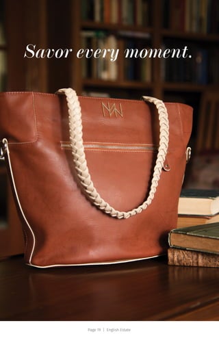 Page 19 | English Estate
$42.99
3247
Prima Briarly
Savor every moment.
 