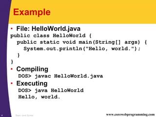 4java Basic Syntax | PPT