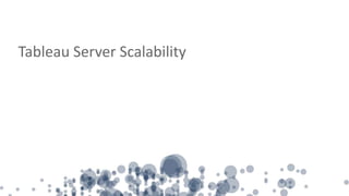 Tableau Server Scalability
 