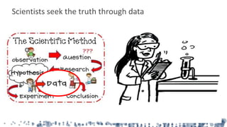 Scientists seek the truth through data
 